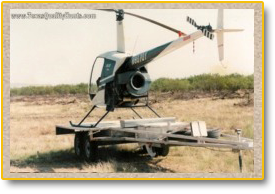 Texas Quality Hunts Helicopter