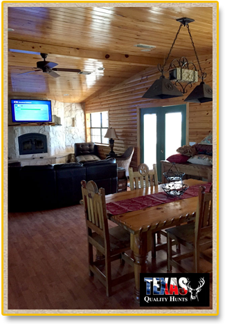 Texas Quality Hunts - Hunting Lodge interior v2